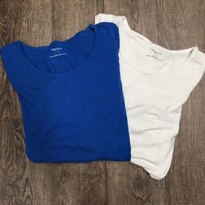 Motherhood Maternity Two Short Sleeve Shirts